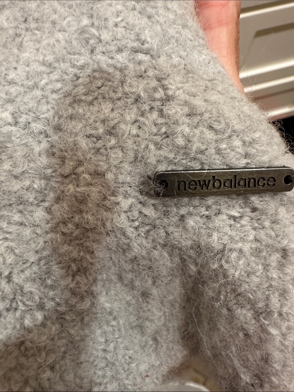 New Balance Women's Gray Cowl Hoodie Sweater